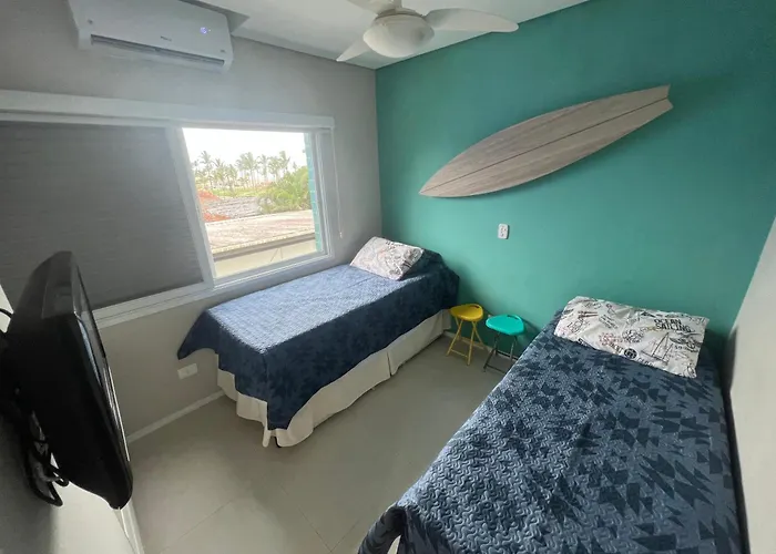 Apto 2 Dorms Frente Ao Mar Bertioga