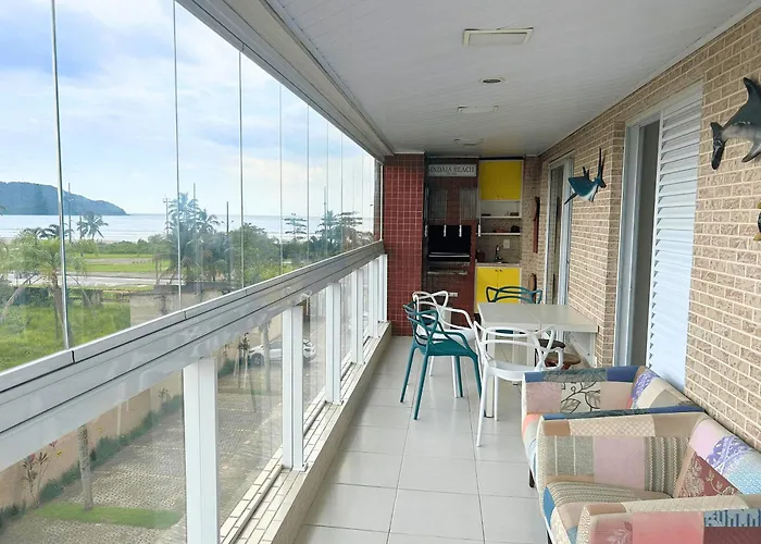 Doce Lar de Bertioga Indaiá - Frente Mar e Vista Mar Apartamento